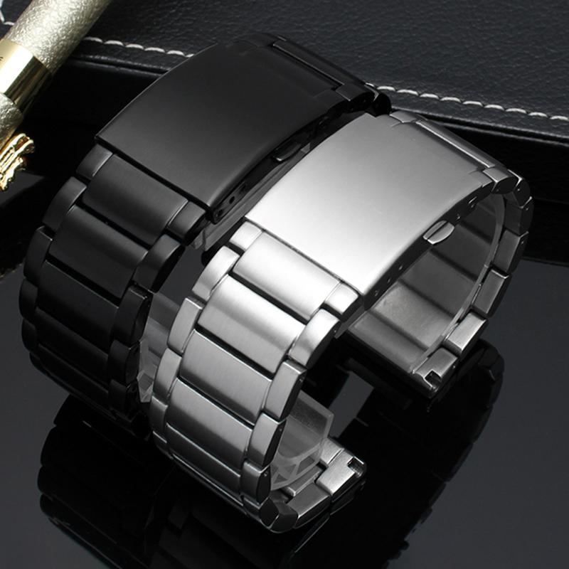 Cinturino per Orologio in Acciaio Inossidabile per Diesel DZ4316 DZ7395 7305 4209 4215 Uomo Metallo Solido Braccialetto da Polso 24mm 26mm 28mm 30mm
