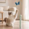 Elektrisches Drehendes Elektrisches Schmetterling Katzen Spielzeug Saugnapf Basis Automatisches Katzen Spielzeug Haustier Geschenke