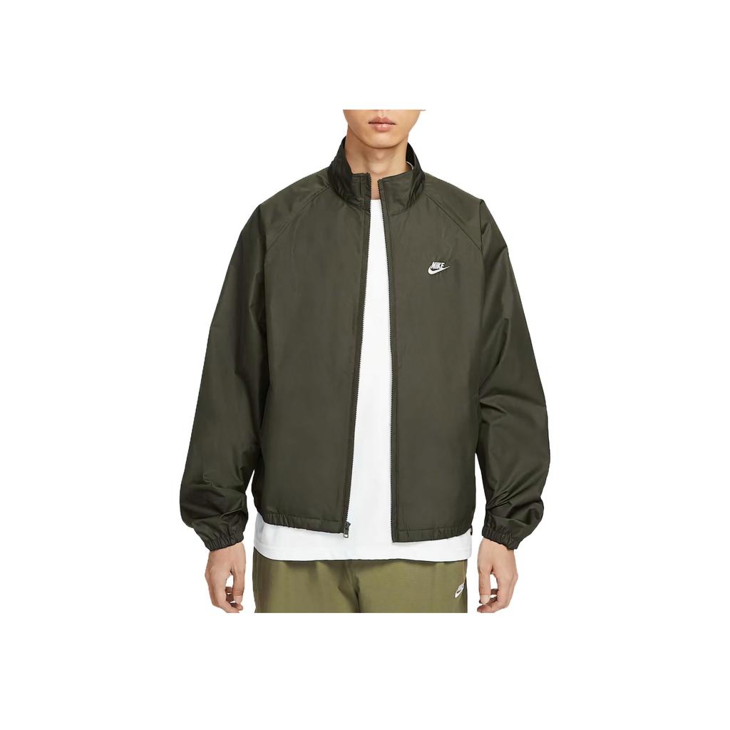 Nike Abbigliamento sportivo Club Futura Roscoe Traspirante Delicato sulla pelle Confortevole Giacca con collo alto Uomo Giacca HV1140-355