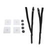 2Pcs Reliable Adjustable TV Safety Strap Durable Secure Furniture Anchor Stable Screen Secure Home Use