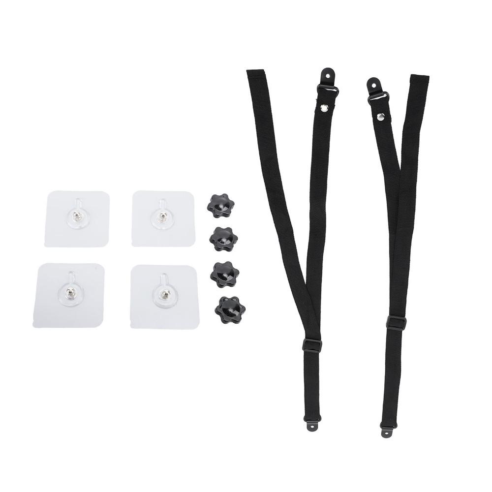 2Pcs Reliable Adjustable TV Safety Strap Durable Secure Furniture Anchor Stable Screen Secure Home Use