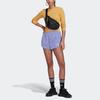 Adidas Originals Trefoil Logo Print Loose Sports Shorts Women Shorts Light-Purple GN4468