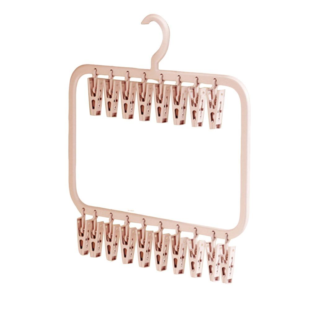 18/26 Clip Clothes Drying Rack Traceless Drying Clip  for Drying Underwear Towel Socks Baby Clothes