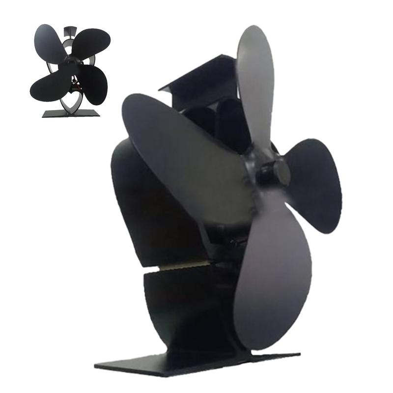 

Heat Powered Fan Non Electric Heat Thermal Fan Fireplace Burning Stove Fan Warm Air Circulating Blower Quiet Thermal Fan For China Mainland