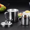 With Handle Stainless Steel Cup Supplies 1pc Water Coffee Tea Drinking