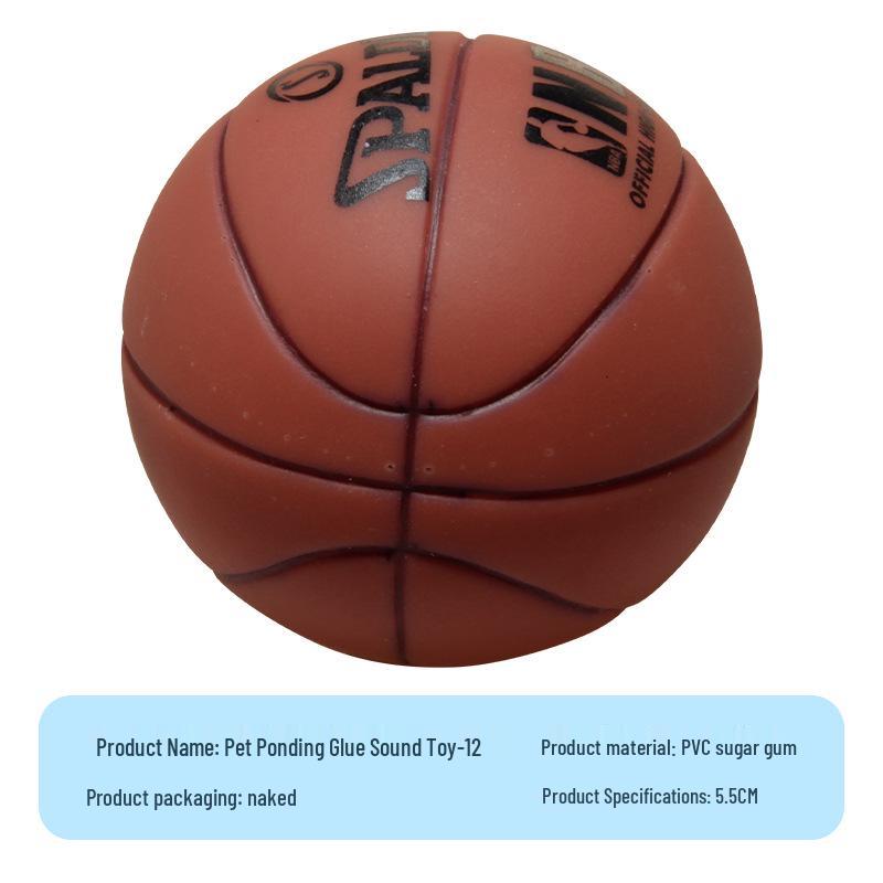 Vinyl Simulation Toy Ball for Small and Medium Dogs - Sounding Pet Ball