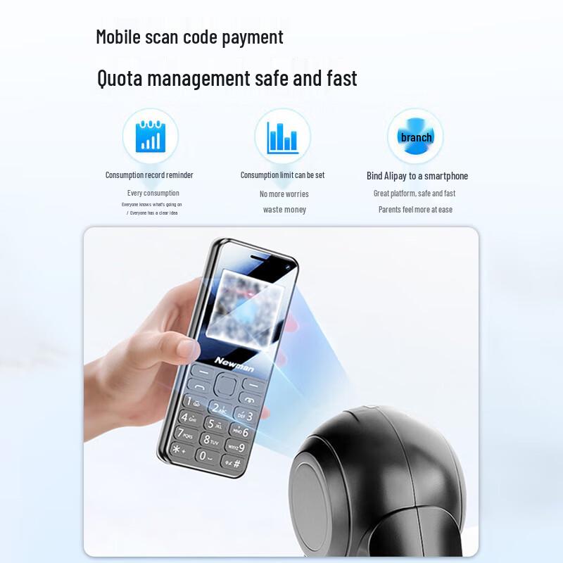 Newman N80 4G Feature Phone for Seniors & Students (CN Version)