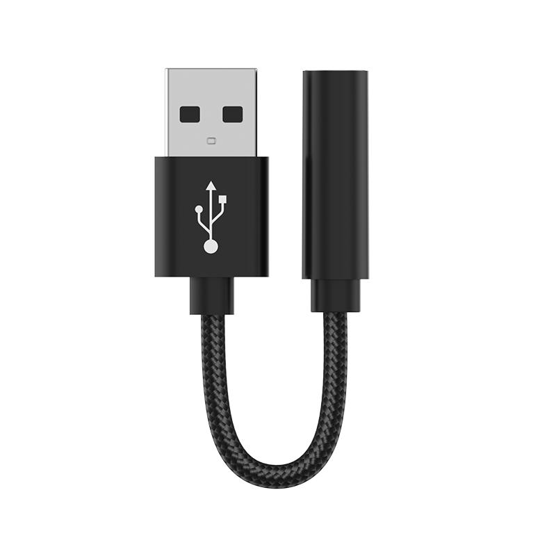 Xiaomi USB A To 3.5mm Jack Audio Adapter Earphones Microphone Conversion With External Stereo Sound Card For PC Laptop Mac Accessories