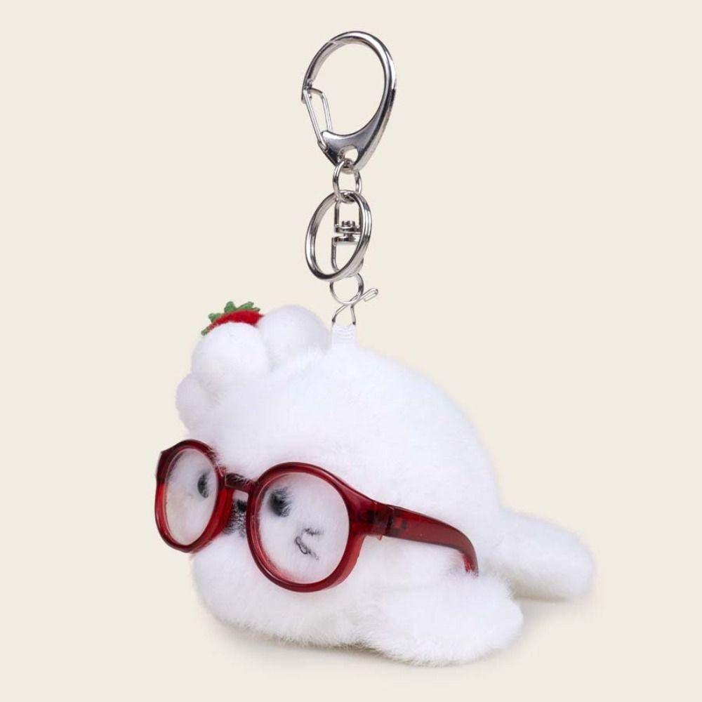Simulation Little Seal Doll Fun Decorations Plush Pendant Glasses Seal Keychain Kids Toy