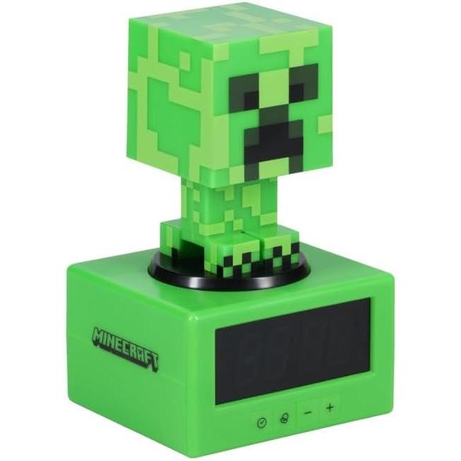 Minecraft Creeper Alarm Clock - Officially Licensed Product, In-Game Music & Night Light, Game Room Accessory [Parallel Import]