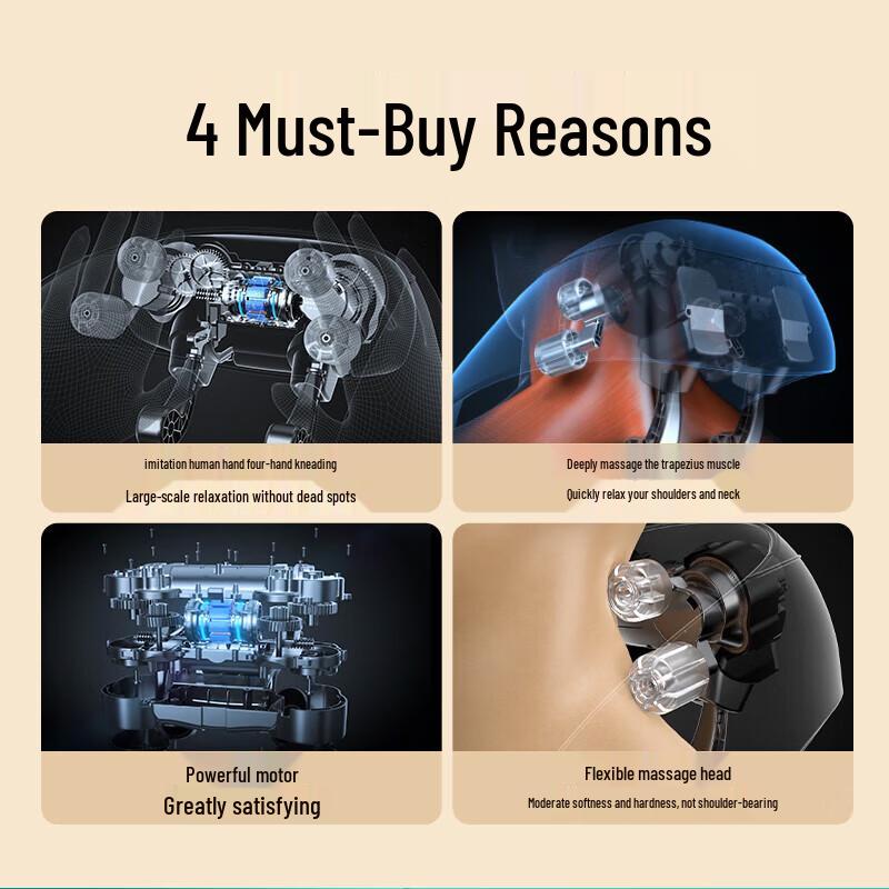 SKG Neck and Shoulder Massager H5 Deluxe