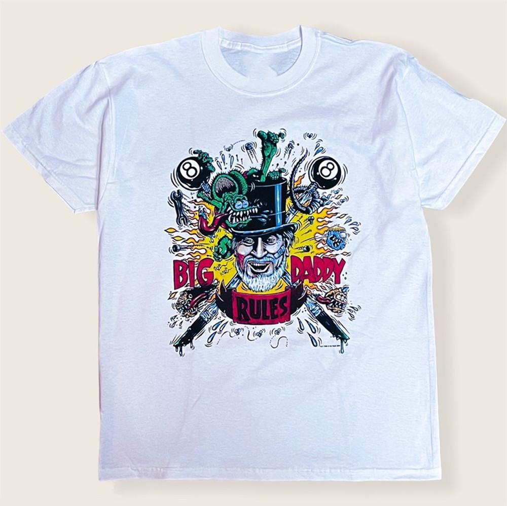 

Rat Fink Ed Big Daddy Roth Rat SHIRT WHITE S-5XL tee T Shirt UR785 Unisex T-Shirt L