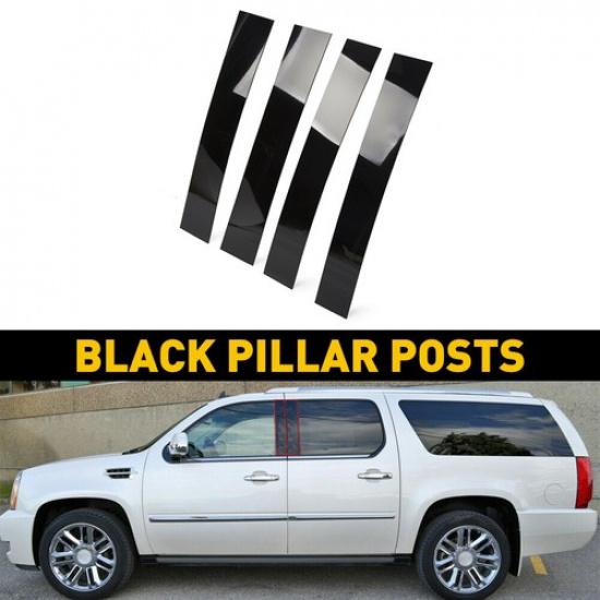 4 Pillar Post Door Window Trim Cover For 2007-2014 Cadillac Accessories Escalade