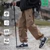 JEEP SPIRIT Men's Summer Straight-Leg Cargo Pants