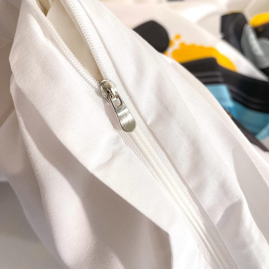 Junge Baufahrzeug Dreiteiliger Bettbezug Digitaldruck Bettwäscheset Bagger Bettdecke