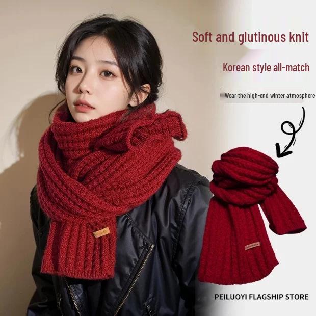 

New Arrival: Hand-Knitted Velvet Squirrel Scarf - Versatile, Cozy, Korean Style for Autumn and Winter