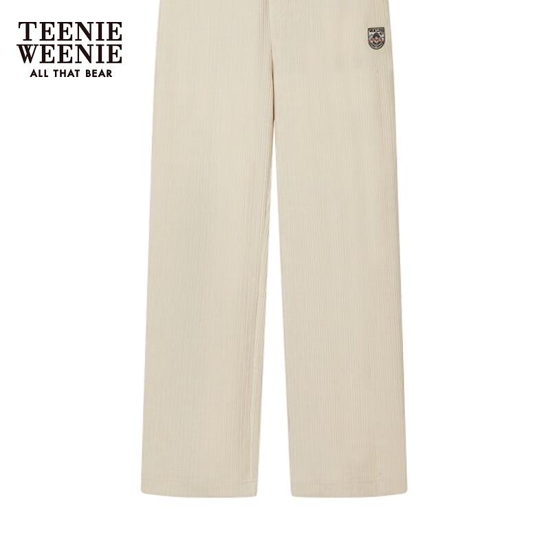 Teenie Weenie Bear Women's Relaxed Chenille Straight-Leg Casual Pants