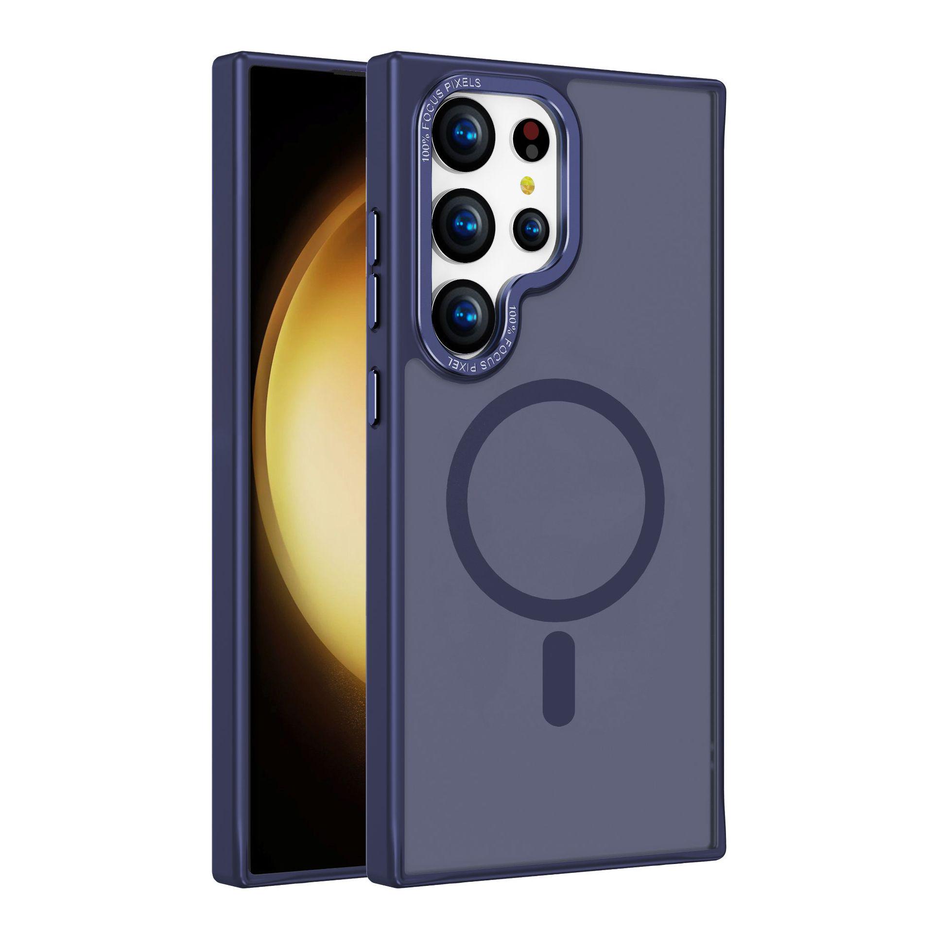 Samsung S25 Ultra Magsafe Frosted Magnetic Phone Case Skin-feel S24 Protective Cover For S24