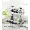 Yamazaki Kitchen Stand, White, Approx. W28 X D12 X H21cm, Tower, 6777