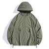 Outdoor Skin Trench Coat Men's Sunscreen Clothing Women's Printing Thin Jacket Waterproof Printing Team Building Clothing