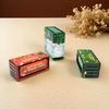 Ornament Durable Tin Christmas Box Vintage Style Rust Proof Tin Container Mini Size Simulation Design Iron Box Christmas