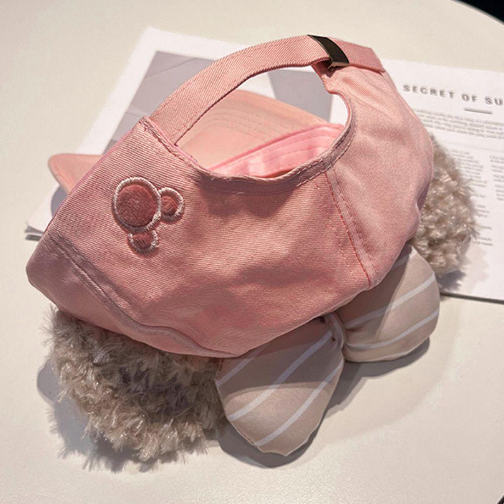 Casual Outdoor Women's Sun Protection Baseball Cap Adorable Versatile Dongdi Sheli Mei Cartoon Hat Fashionable Lace Net Cap
