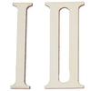12pcs 7CM Wooden Roman Numerals Self Adhesive Wooden Chips Wood Craft Decorations Vertical Bars DIY Clock Numbers