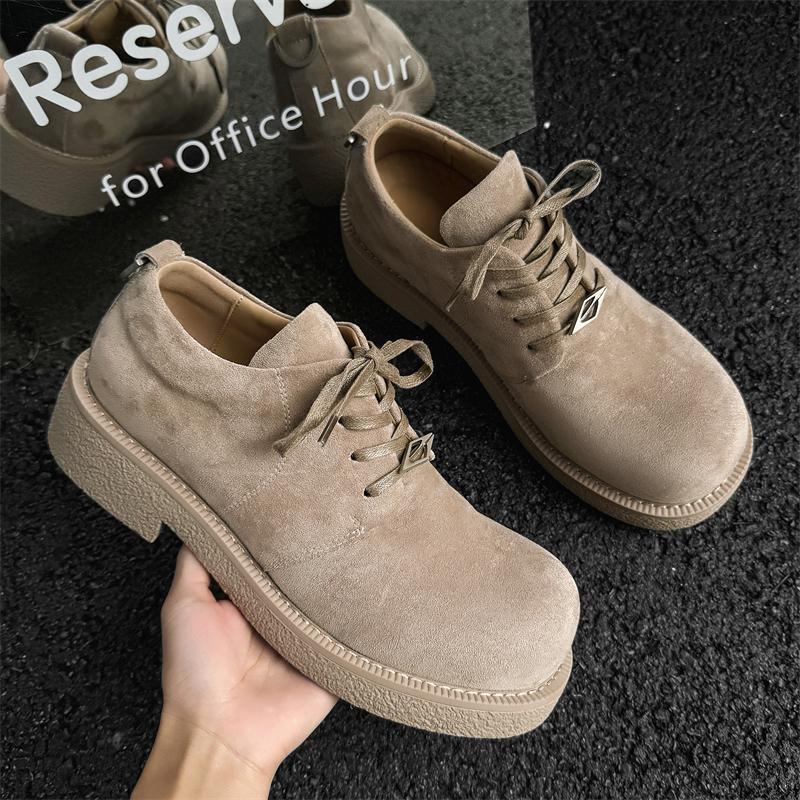 Fashion Leather Shoes For Man Genuine Leather Big Size Shoes High Quality Designer Formal Platform Casual Shoes Fashion Business