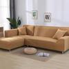 Solid Color Sofa Covers for Living Room Elastic Sofa Cover L Shaped Corner Couch Cover Slipcover Chair Protector 1/2/3/4 Seater