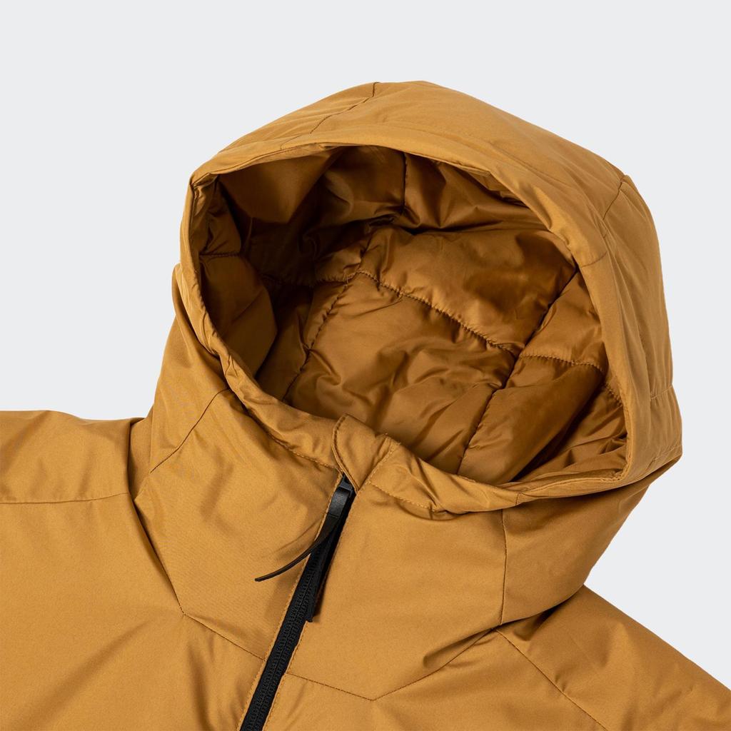 adidas Men's Sportswear Hooded Padded Jacket Oatmeal Wheat GT6557