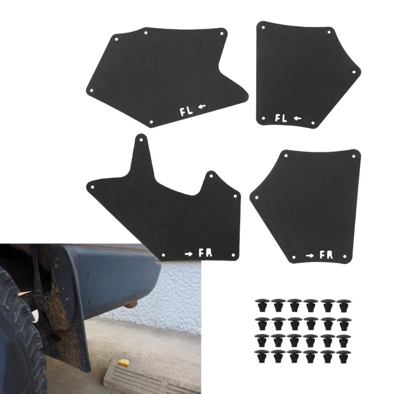 Replacement Accessory 537370C030 Splash Guard Liner Shield with Clips Mud Flaps Mudflap Apron