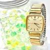 Used [New Battery] SEIKO Men's Watch Gold Square 7431-5250 581673