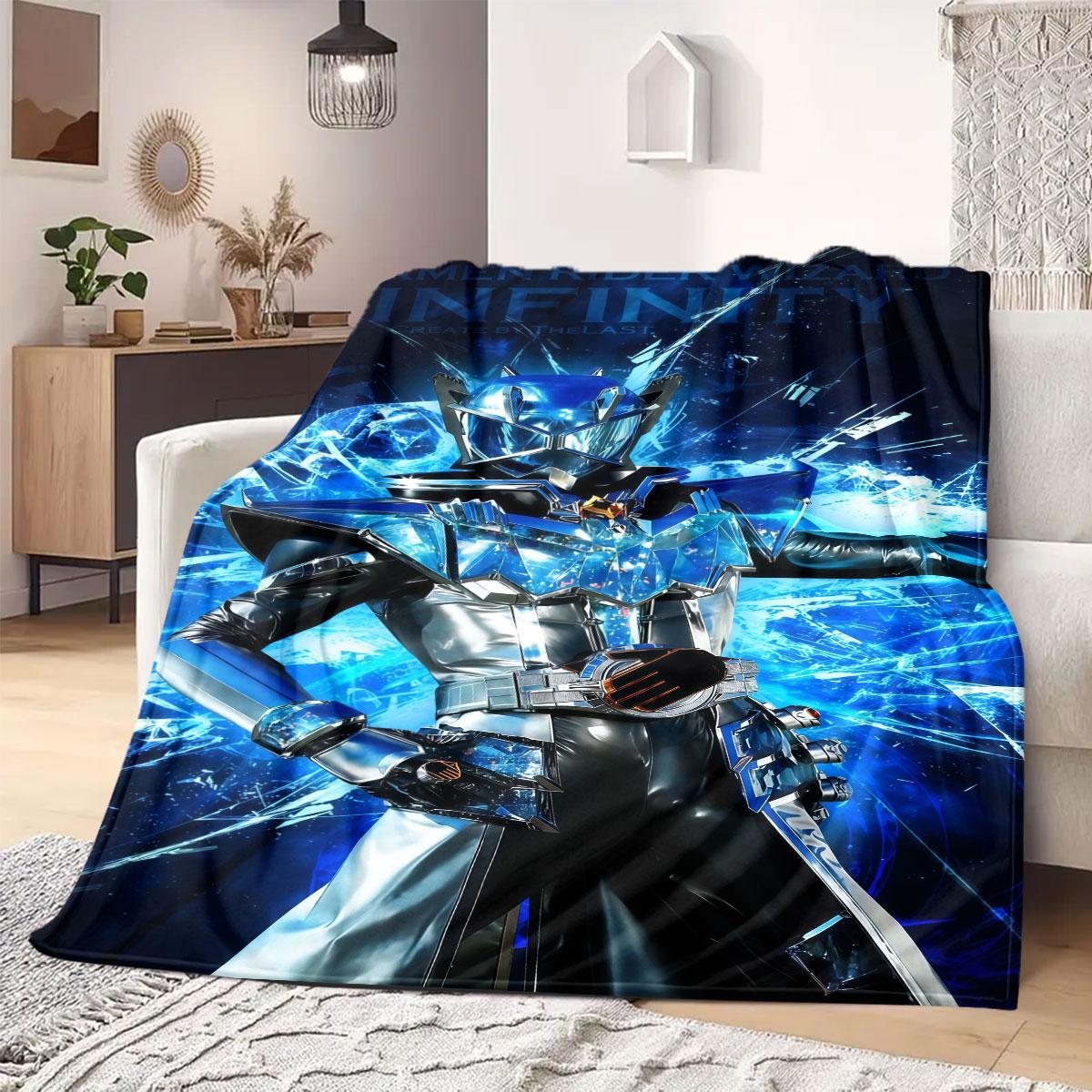 

Heisei Kamen Rider Flannel Blanket Warm,Comfortable,Suitable for Bedrooms,Sofas,Beds,Chairs,Picnics,Travel 75x90cm