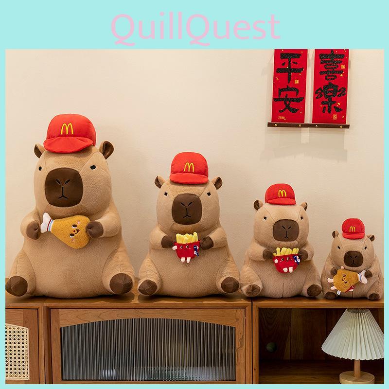 Capybara Animal Doll Plush With Chicken And Tater For Kids Room Toys Decor