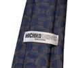 [Michiko London] Wrinkle-resistant bonded fabric with lining for added volume. Made in Japan. KOSHINO brand necktie. Geometric pattern. 100% silk.