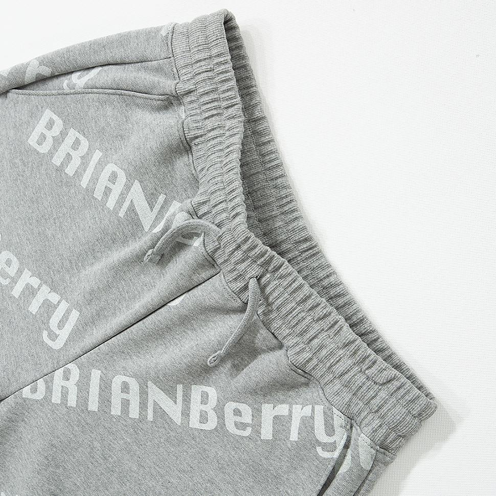 BRIAN BERRY Jace Logo Pants_Heather Gray