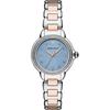 Mia Light Blue Bicolor Rose Stainless Steel Ladies Quartz Watch AR11597
