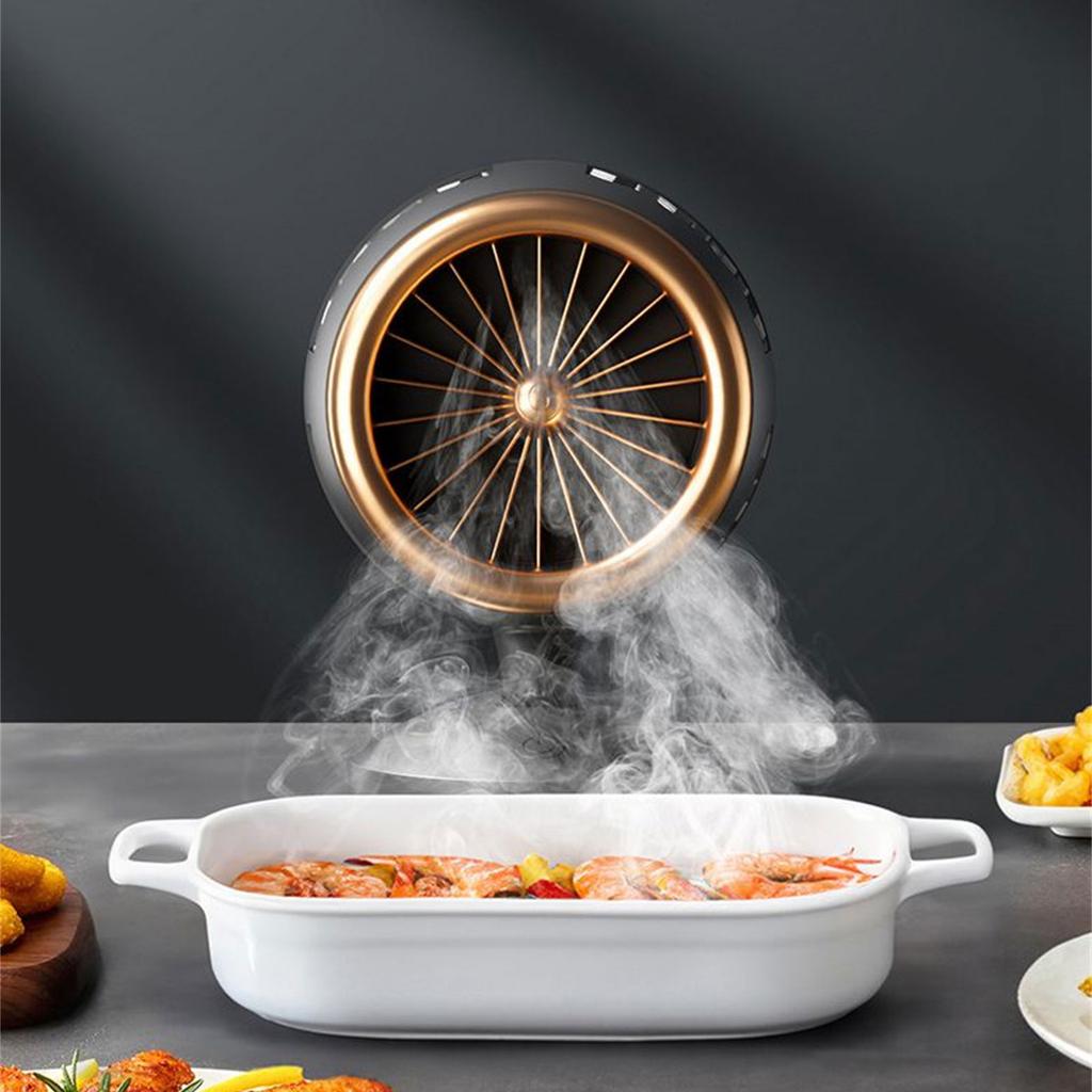 Rechargeable Low Noise Desktop Extractor Hood Desktop Range Hood Protable Outdoor BBQ Extractor for Flavorful Dinners