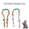 New Natural Cat Chew Toy Durable Matatabi Stick Pet Biting Rope 55cm Blue Green Cat Catnip Toy Home Playing