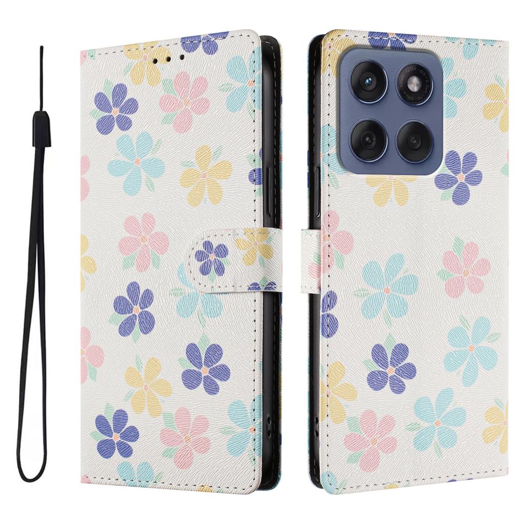 Cartoon Magnetic Leather Wallet Case for Moto Edge 5G UW 2025 30 40 50 60 70 Neo X30 Pro 2025 G Play 2026 Ultra Fusion Cover