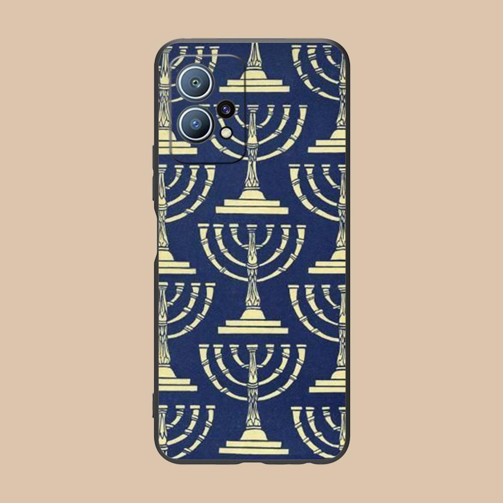 Jewish Hanukkah Mobile Phone Case for Huawei P60 P50 P40 P30 P20 P10 P9 P8 Pro Lite Plus Colorful Printing Cover Cover Luxury