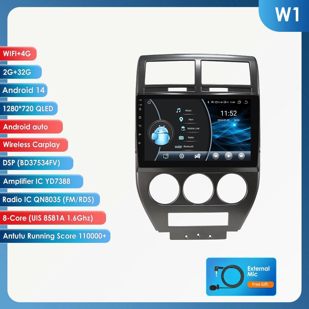 2007-2009 Jeep Compass Android GPS Navigator with Large Screen