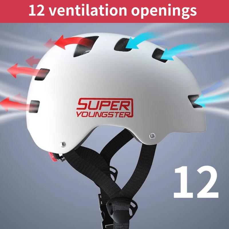 Casco protettivo per bambini, gomitiere e ginocchiere per bambine di 3, 4, 5, 6, 7, 8, 9, 10, 11, 12 anni, adatto per pattinaggio a rotelle e sci.