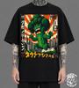Funny Broccoli Kaiju T-shirts, Japanese Art