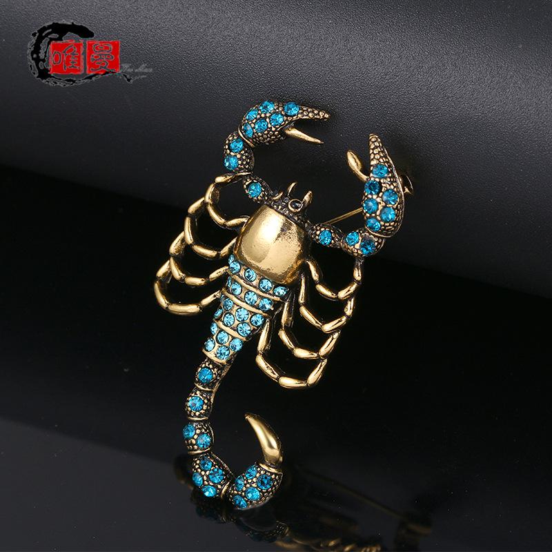 Scorpio Scorpion Brooch & Pin - Summer T-Shirt, Cheongsam Dress Accessory