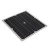Solar Panel Kit Monocrystalline Solar Cell Panel Charger Dual USB+DC Output 15W for Outdoor Charging