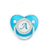 Blue Baby Diamond Pacifier - 26 Letter Teething Soother