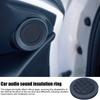 Car Audio Sound Insulation Ring Bass Pad Auto Speaker Soundproof Rings Sound Enhancing Accessories Precision Audio Blocking Pad