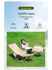 Foldable Outdoor Chair with Adjustable Backrest and Footrest