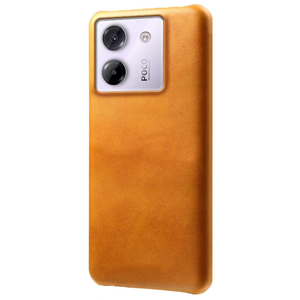 Pro Xiaomi Poco M7 Pro 5G Pouzdro Textura telete PU Kůže Tvrdý PC Ochranný Kryt na Telefon